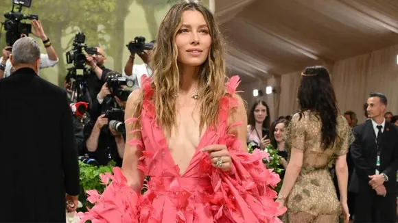 Jessica Biel Immersed in 20 Lbs. of Epsom Salt For The Met Gala 2024