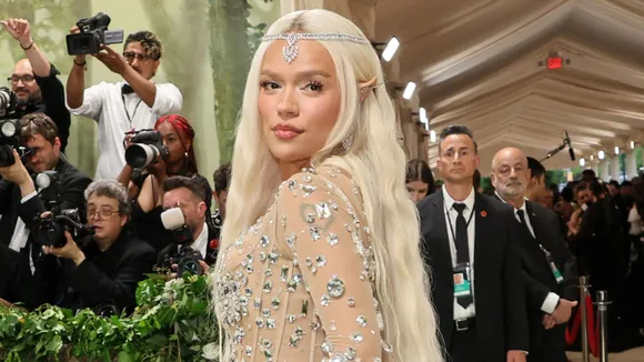 Karol G Wears Pointed Ears And Platinum Locks For Met Gala Debut