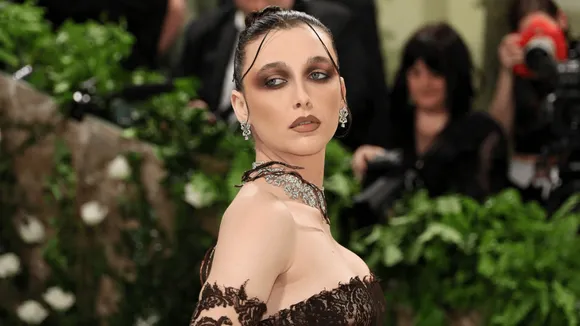 Emma Chamberlain Goes Goth For The Met Gala 2024