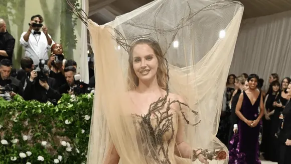 See Lana Del Rey's Brown Etheral Look at The Met Gala 2024