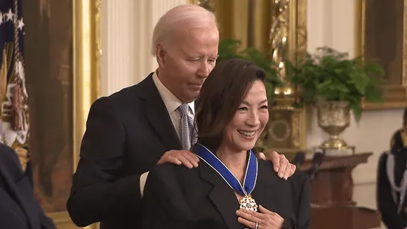 Michelle Yeoh Receives The Coveted Presidential Medal Of Freedom!