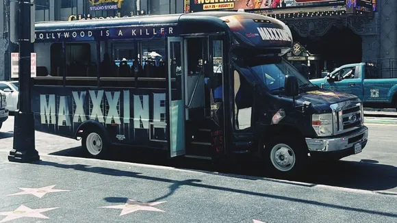 A24’s ‘MaXXXine’ Thrills Fans With Exciting Hollywood Bus Tour: ‘Ride or Die’