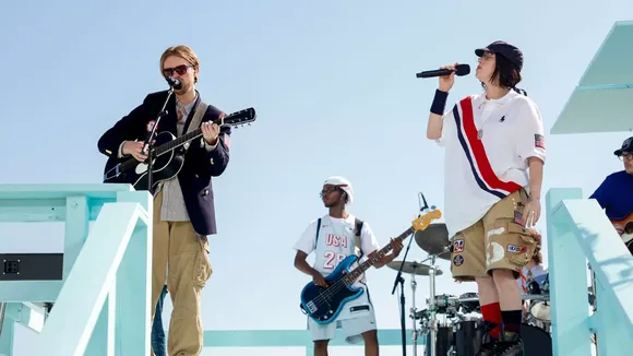 Billie Eilish Dazzles With Signature Grunge Style at 2024 Olympics Closing Ceremony Performance