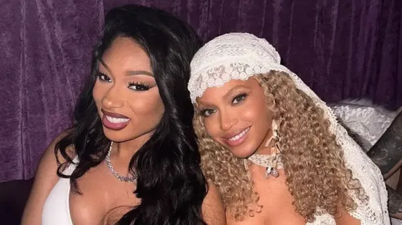 Beyoncé, Megan Thee Stallion, And GloRilla Stun in Matching All-White Outfits For Girls' Night Out