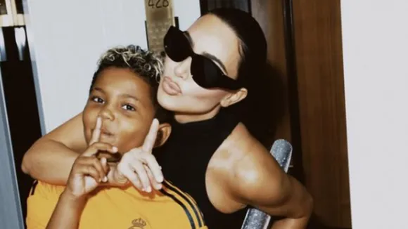 Kim Kardashian Makes Son Saint West Sign Contract For YouTube Channel Launch