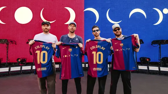 Coldplay and Spotify Collaborate to Unveil New FC Barcelona Jersey Design