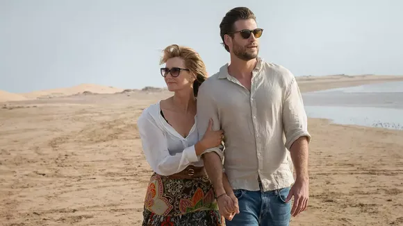 Liam Hemsworth Feared Driving Laura Dern on Motorcycle in ‘Lonely Planet’