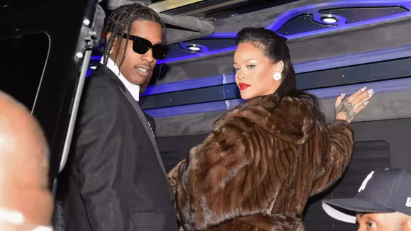 Rihanna And A$AP Rocky Stun in Bold Black And White Couple Style