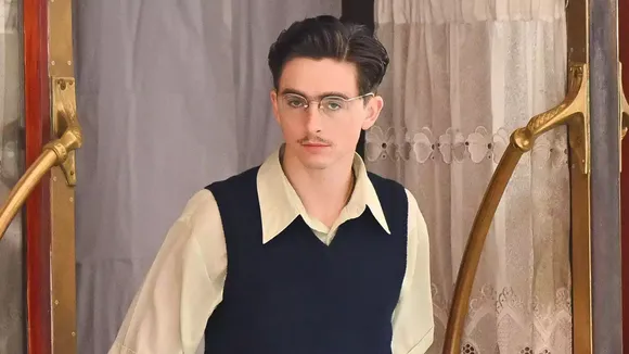 Timothée Chalamet Rocks Mustache And Glasses on ‘Marty Supreme’ Set in NYC