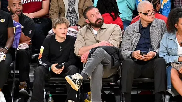 Ben Affleck and Son Samuel, 12, Enjoy Rare Courtside Outing to Cheer on the Lakers