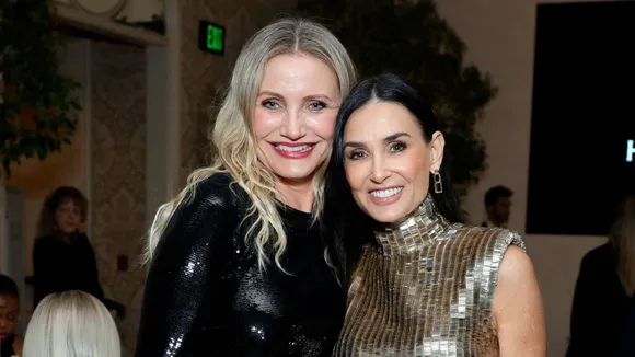 Cameron Diaz and Demi Moore Reunite in Glamorous ‘Charlie’s Angels’ Style