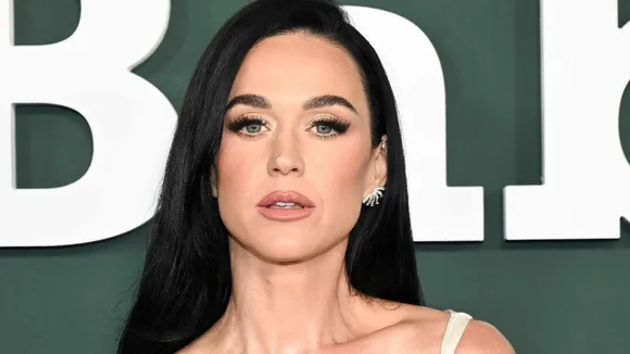 Katy Perry Stuns in Elegant Silk Gown With Chain Accents at Los Angeles Baby2Baby Gala