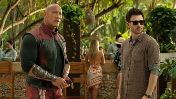 Dwayne Johnson Says Chris Evans Made Him Laugh Many Times Filming ‘Red One’