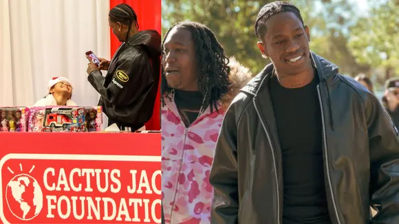 Travis Scott and Daughter Stormi Spread Holiday Joy With 2,000 Toy and Bike Donations 