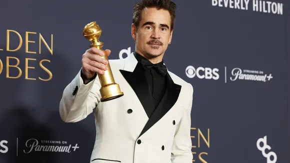 Colin Farrell Hilariously Declares 'It's Prosthetics Here on Out' After Winning 2025 Golden Globes