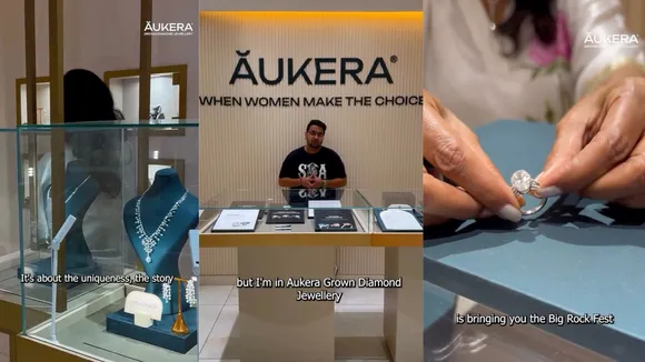 RJ Rohit Explores Stunning Grown Diamond Jewellery at Aukera’s Big Rock Fest