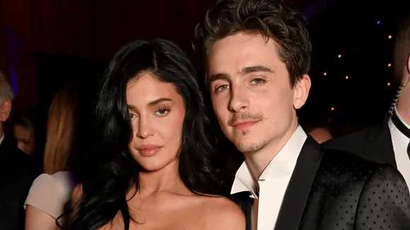 Timothée Chalamet Spotted With Kendall and Kim Kardashian at Vanity Fair Oscar Party Amid Kylie Romance