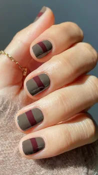 Simple nail art at home