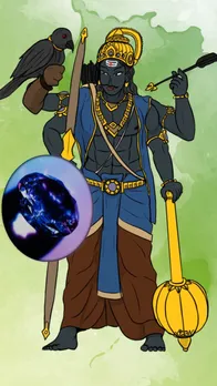 shani dev neelam gemstone
