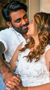 arti singh with husband
