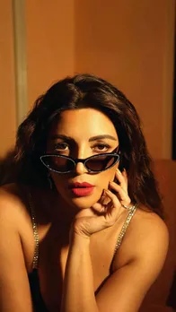 Shama Sikander black outfit