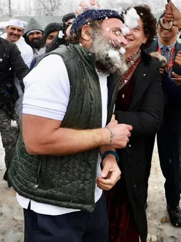 Bharat Jodo Yatra: यात्रा के आखिरी दिन कुछ यूं नजर आए राहुल गांधी