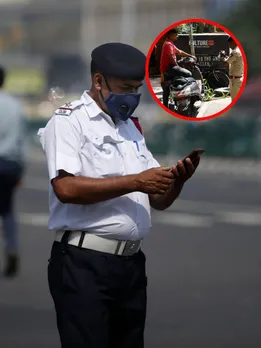 बाइक पैदल ले जाने पर पुलिस चालान काट सकती है या नहीं?