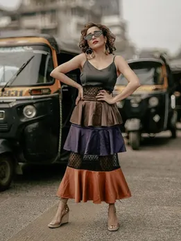 मुंबई की सड़कों पर दिखा टीना दत्ता का स्वैग