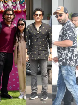 जामनगर में खिलाड़ियों का जमावड़ा, धोनी-सचिन रोहित आए नजर