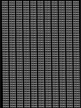 Optical Illusion: बाज सी तेज नजर वाले ही 13 सेकेंड में ढूंढ पाएंगे '00A5' की भीड़ में छिपा '0045'