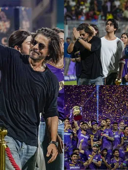 Shahrukh Khan ने यूं मनाया KKR की जीत का जश्न, सिग्नैचर स्टाइल पोज पर आया फैंस का दिल