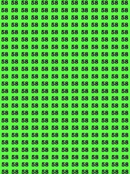 साबित हो जाएगा आपकी नजरें हैं पारखी, अगर 7 सेकंड में ढूंढ लिया 58 के बीच 38