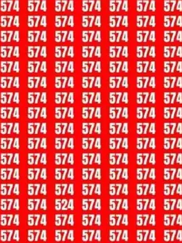 इस तस्वीर में 574 के बीच छिपा है 524, ढूंढ लिया तो कहलाएंगे जीनियस