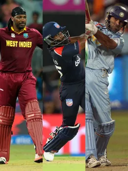 T20 WC की एक पारी में सबसे ज्यादा छक्के लगाने वाले खिलाड़ी