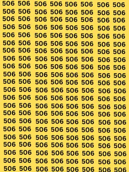 Optical Illusion: 506 की भीड़ में कहीं खो गया है 509, अगर आपकी नजर है चील जैसी तेज तो 8 सेकंड में ढूंढ निकालें