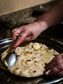 Crunchy and healthy paratha