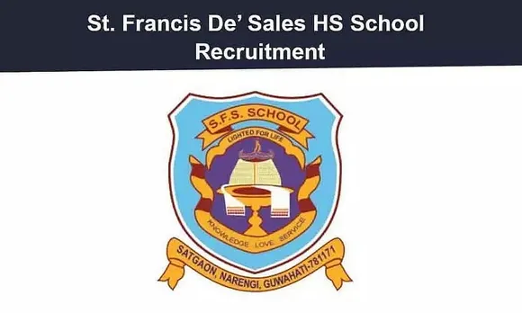 Jobs in Assam: St. Francis De Sales School, Narengi Recruitment 2024 - Data Entry Operator Vacancy