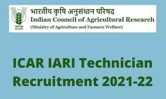 ICAR IARI Recruitment 2021: Notification Released, Apply For 641 Technician Posts