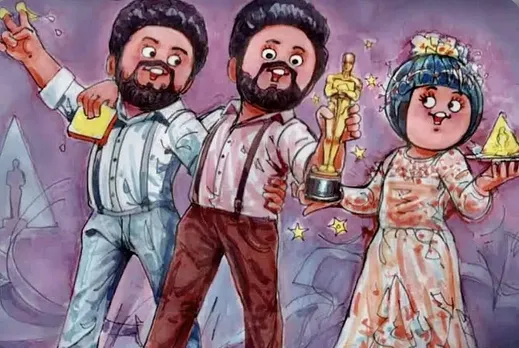 Amul Mesmerises Everyone With its Post for RRRs ‘Naatu Naatu’