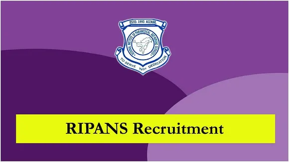 RIPANS Aizawl Recruitment 2024 - Associate Professor (Pharmacy) Vacancy