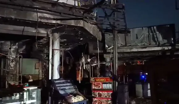 market fire