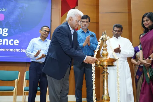 KSIDC Chairman Balagopal Chandrasekharan inaugurating the workshop for entrepreneurs in the export sector held at Rajagiri.
