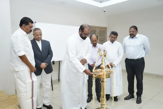 Rev. Fr. Dr. Saju M.D. CMI inaugurating the workshop organized at Rajagiri on labour law reforms in the country.