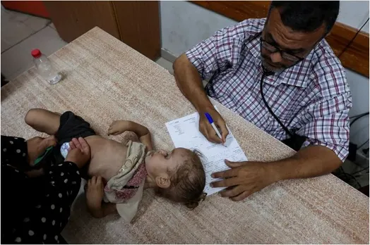 who says israel agrees to pauses in gaza fighting for polio vaccinations for childrens
