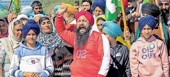 farmers protest