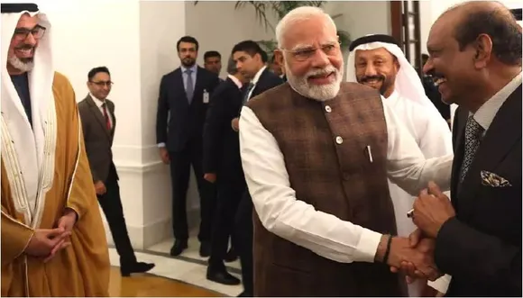 abudhabi crown prince & modi