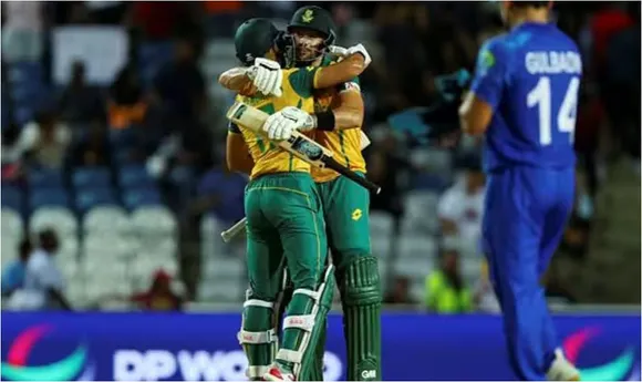 SOUTH AFRICA WINS AGAINST AFGHAN