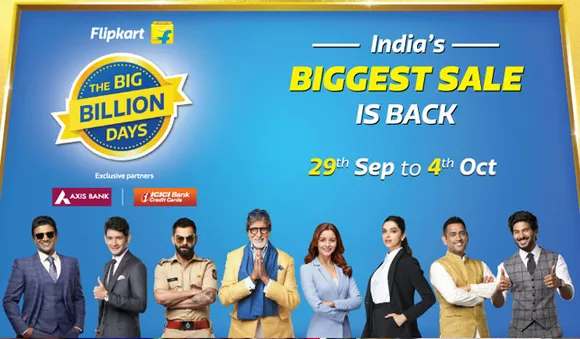 വമ്പന്‍ ഓഫറുകളുമായി ഈ മാസം 29 മുതല്‍ ഫ്ളിപ്കാര്‍ട്ടിന്റെ ബിഗ് ബില്യണ്‍ ഡേയ്സ്
