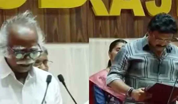 മന്ത്രിമാരായി സത്യപ്രതിജ്ഞ ചെയ്ത് കെ ബി ഗണേഷ് കുമാറും രാമചന്ദ്രന്‍ കടന്നപ്പള്ളിയും