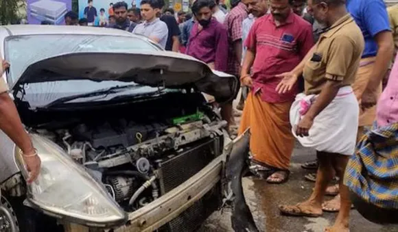 മദ്യപിച്ച് കാറോടിച്ച് യുവാവ്; ഇടിച്ചുതെറിപ്പിച്ചത് 11 പേരെ; കാര്‍ ഓടിയത് ഒരു ടയര്‍ ഇല്ലാതെ